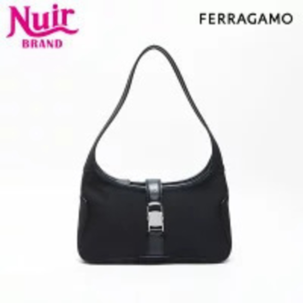 Salvatore Ferragamo Bag Black Shoulder Hobo - Picture 2 of 13
